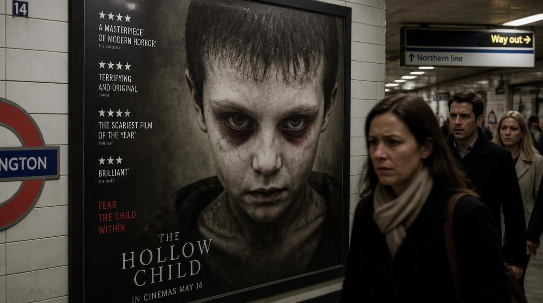 Reklam för mumiefilm stoppas i Londons tunnelbana efter klagomål om dött barn