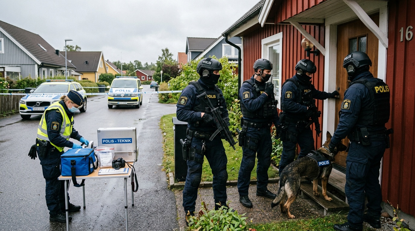 Rekordbeslag av handgranater i Alingsås, två män häktade