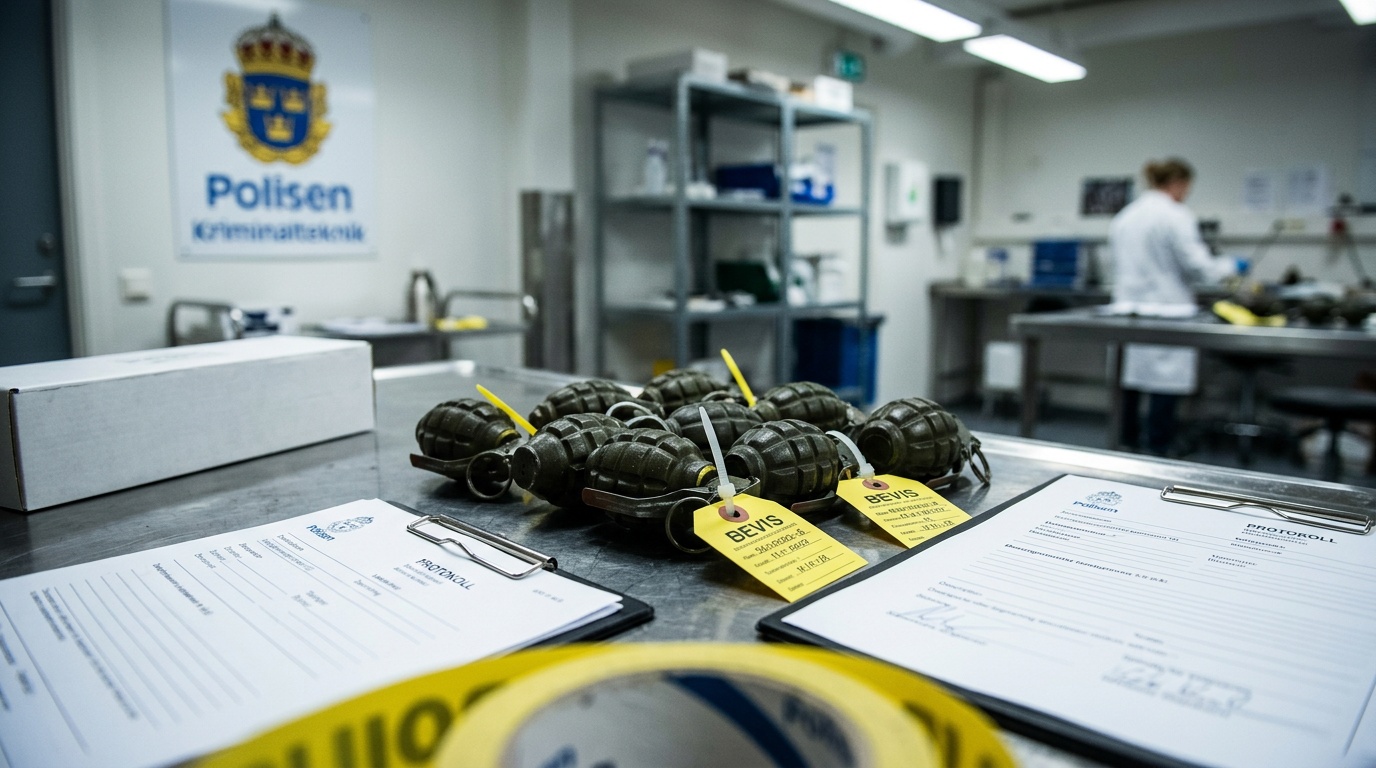 Rekordbeslag av handgranater i Västsverige kopplas till Rawa Majid