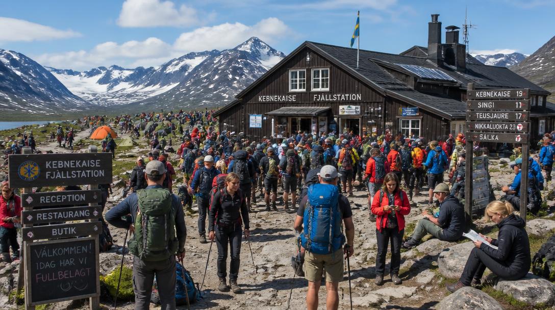 Rekordstor efterfrågan på Kebnekaise: "Mer än vad vi hade förväntat oss"