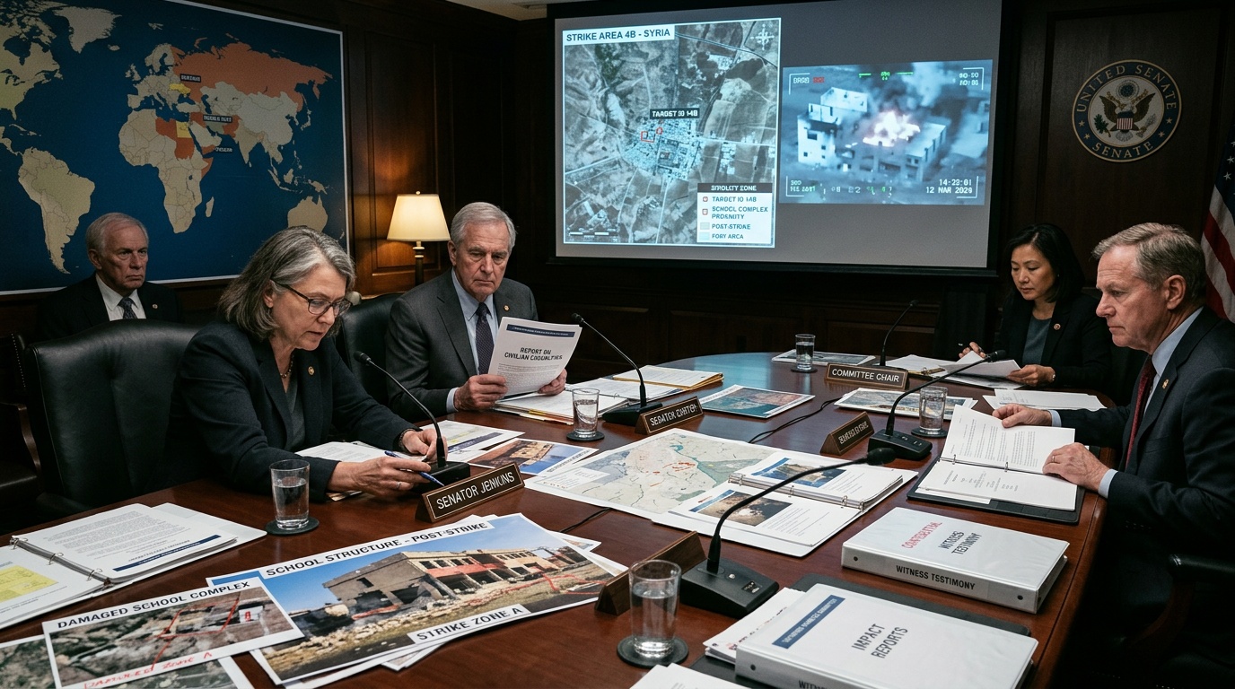 Republikanska senatorer kräver svar om amerikansk robot som träffade flickskola i Iran