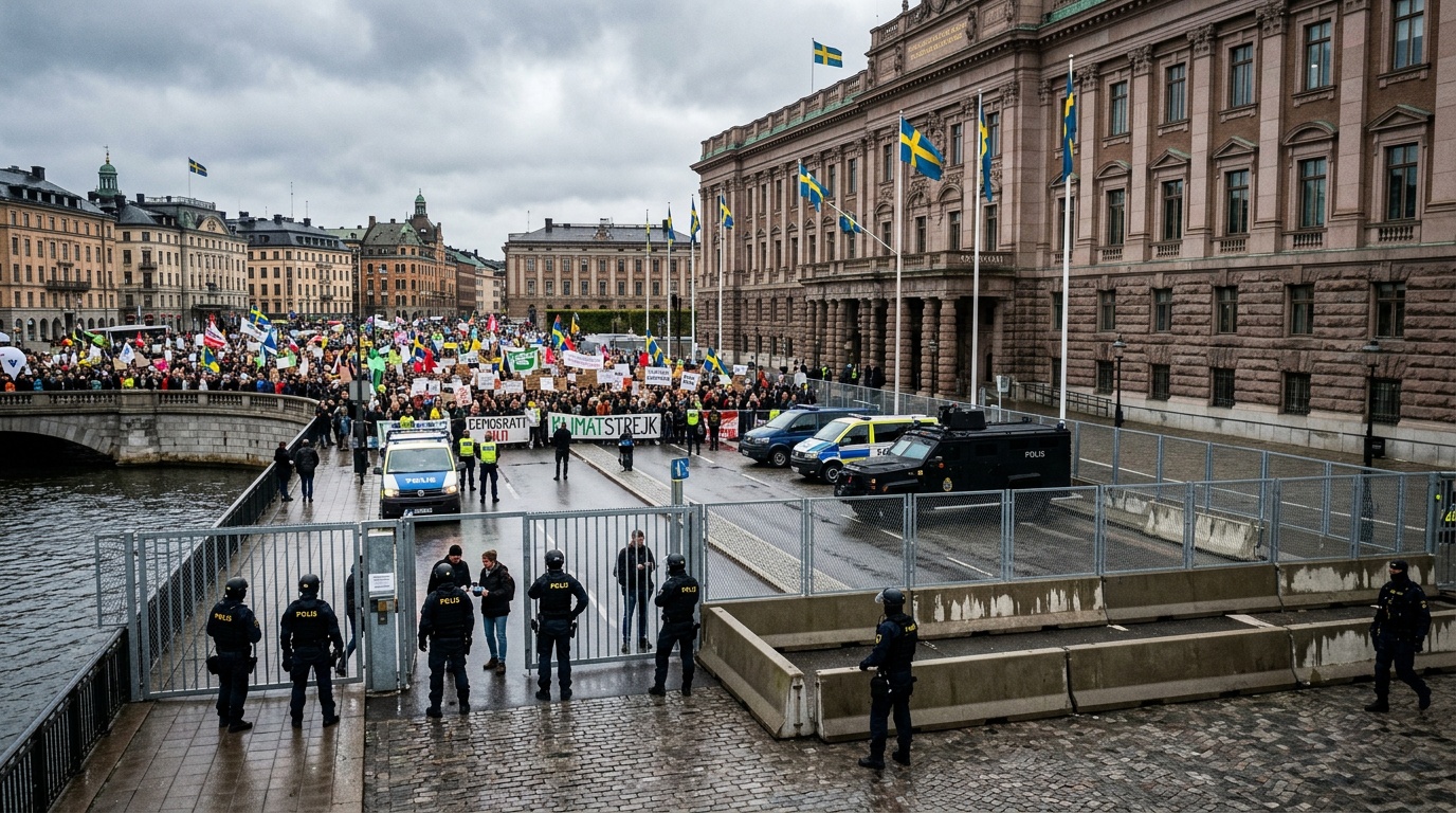 Reza Pahlavi har landat i Sverige, väntas tala i riksdagen på måndag