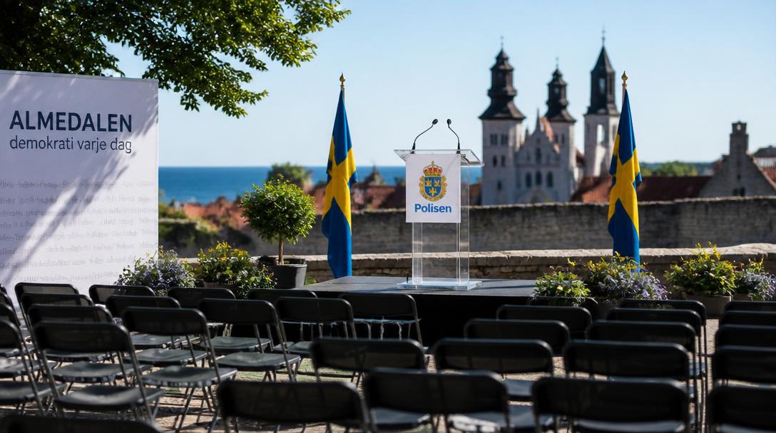 Rikspolischef Petra Lundh missar Almedalen efter fotfraktur