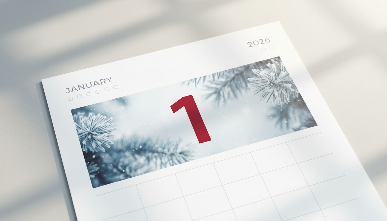 Vilka är de röda dagarna i januari 2026?