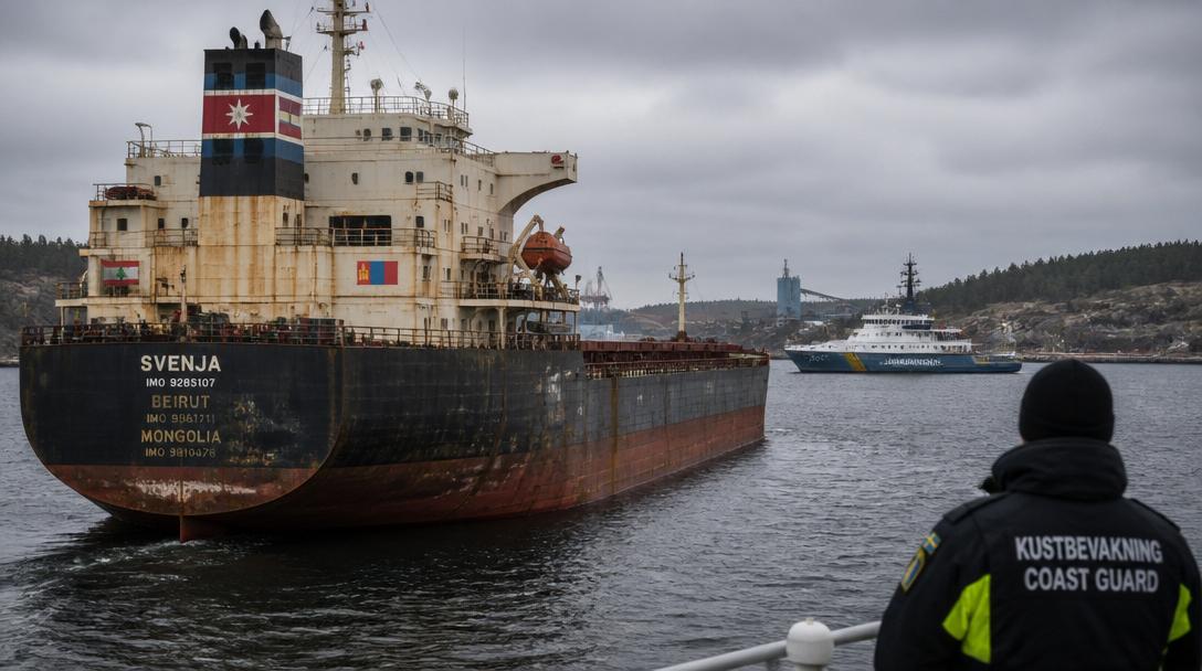 Ryska skuggflottans tankfartyg Sea Owl 1 får snart lämna Sverige