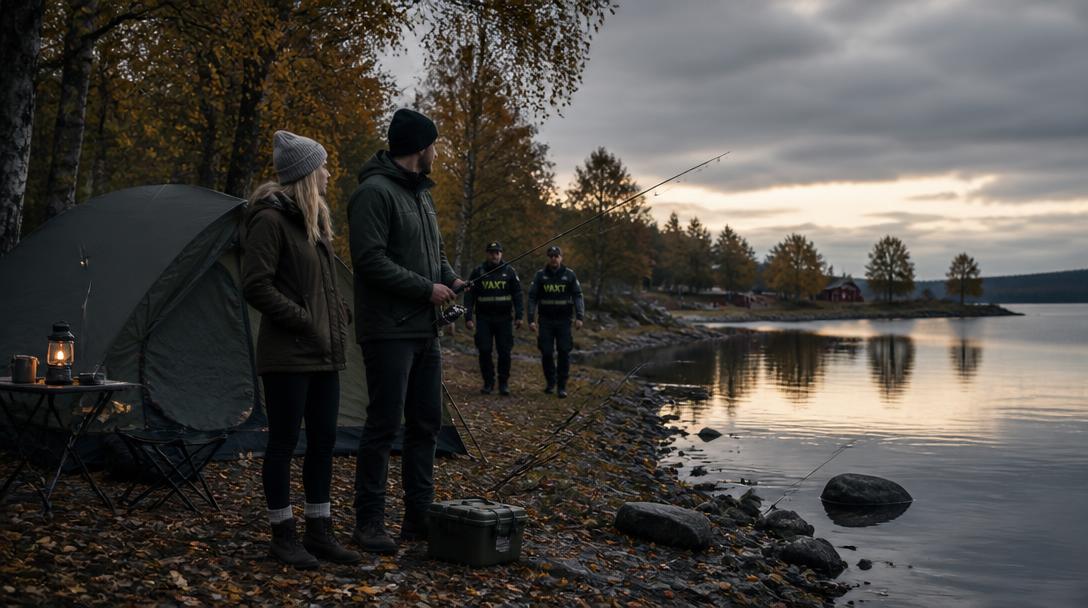 Ryskt par grivet i tält utanför Gävle, riskerar utvisning