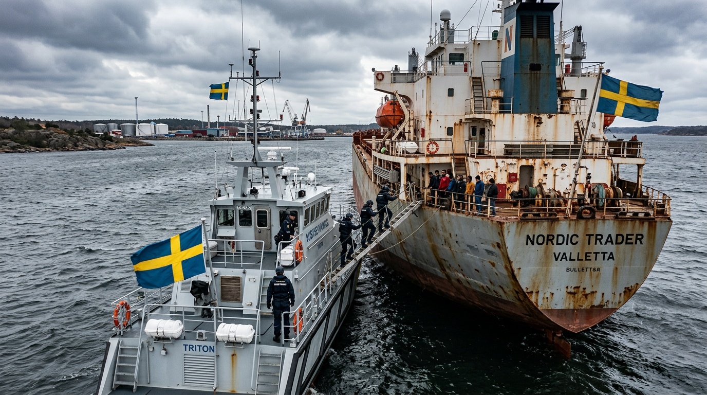 Ryssland kräver närvaro vid häktningsförhandling för kapten på misstänkt skuggfartyg