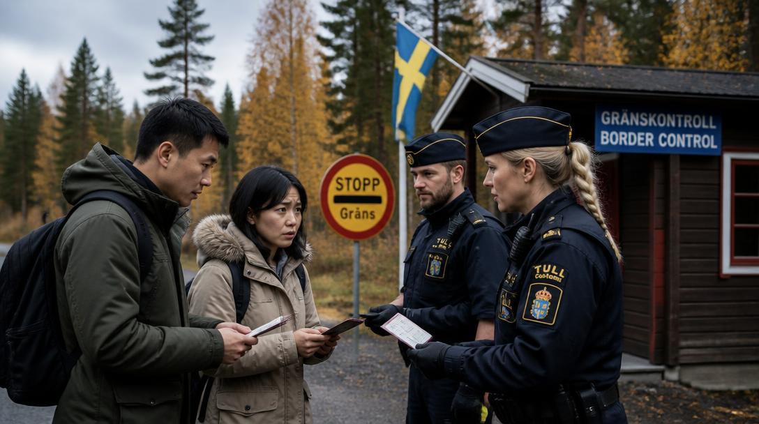 Saabs vd:s vakter larmade polisen om ryska turister i Gävle