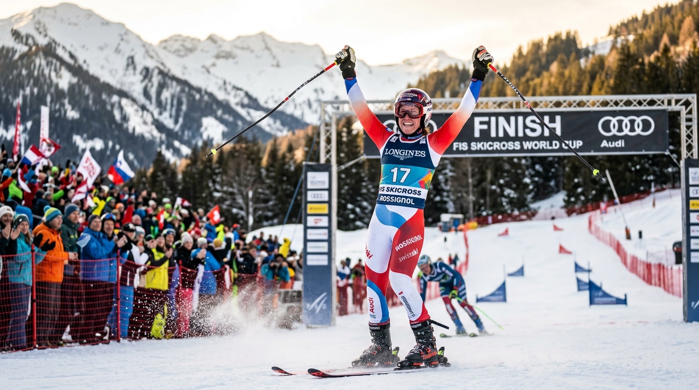 Sandra Näslund tog femte totalsegern i världscupen, slog eget poängrekord