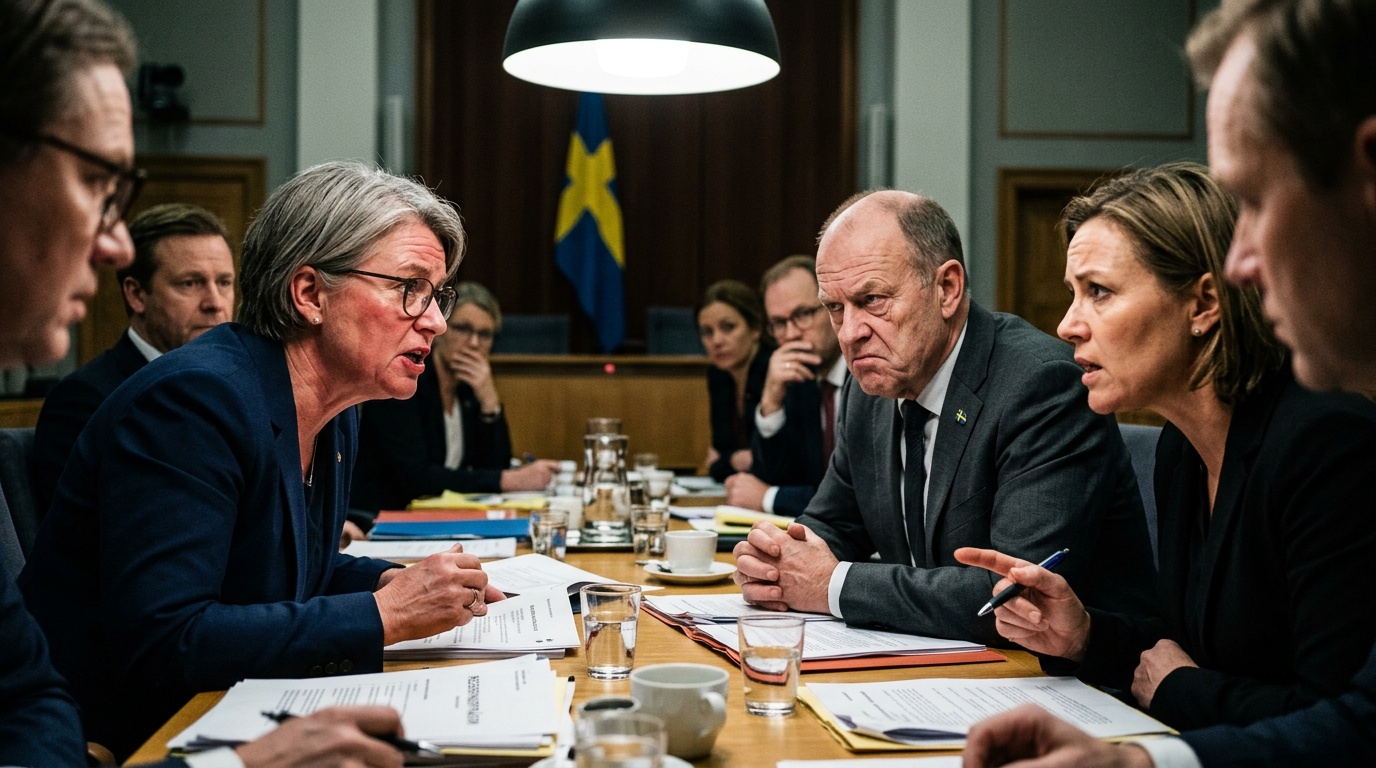 SD och L presenterar regeringssamarbete – Mohamsson ska ha hotat att lämna partiet