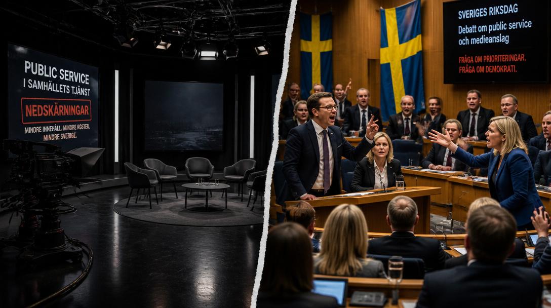 SD röstar nej till miljonstöd för SVT och Sveriges Radio