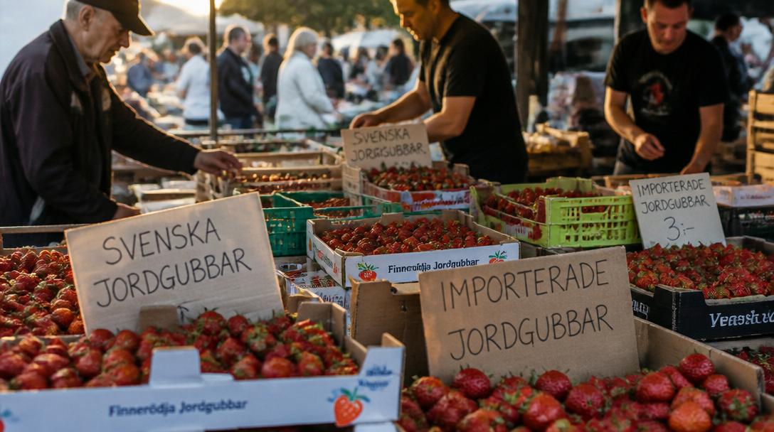 Sen jordgubbssäsong öppnar för bedrägerier med falska ursprungsmärkningar