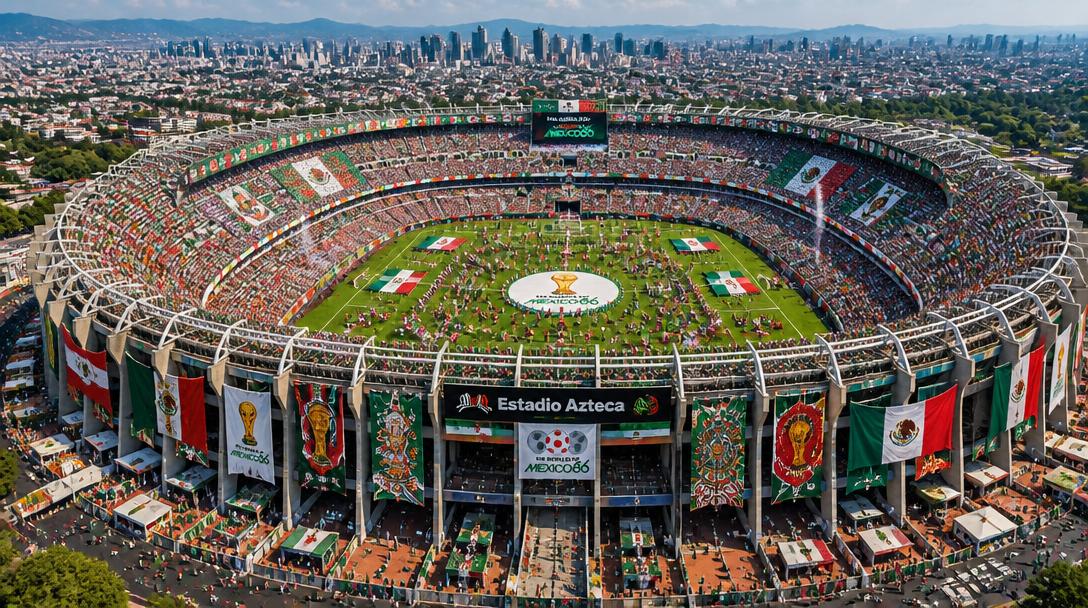 Shakira och Bocelli öppnade fotbolls-VM på Aztekastadion i Mexico City