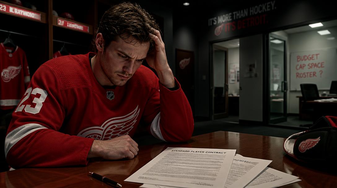 Simon Edvinsson uppges vilja lämna Detroit Red Wings