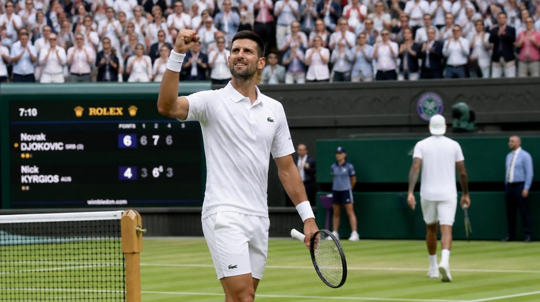 Sinner klar för Wimbledonfinal efter tresetsseger mot Djokovic