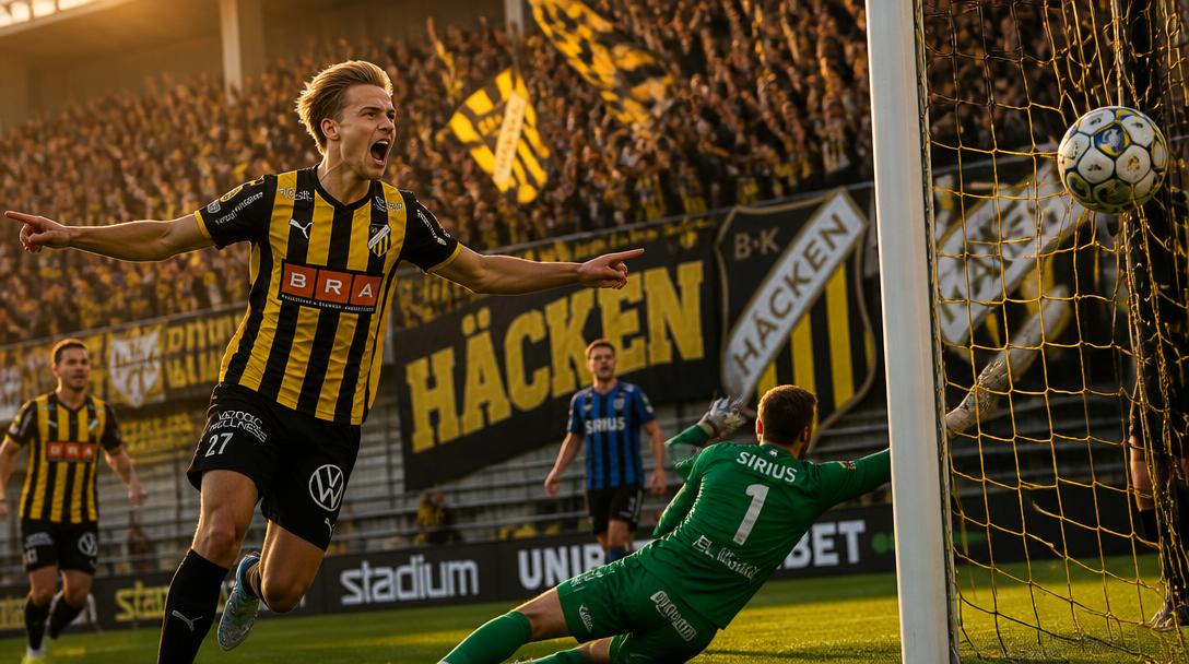 Sirius föll tungt hemma mot Häcken – försprånget till Hammarby krymper