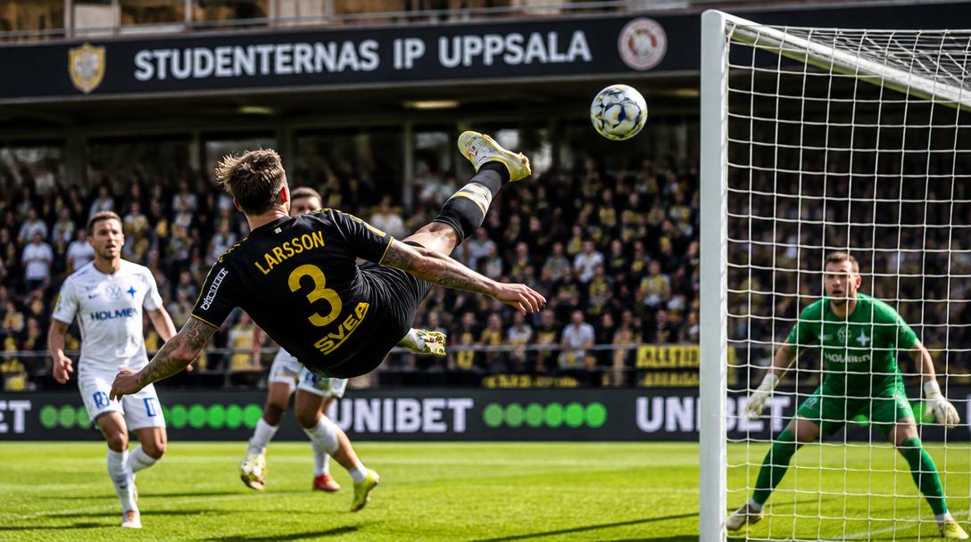 Sirius vann igen med konstmål av Ekström, åtta poäng före Hammarby