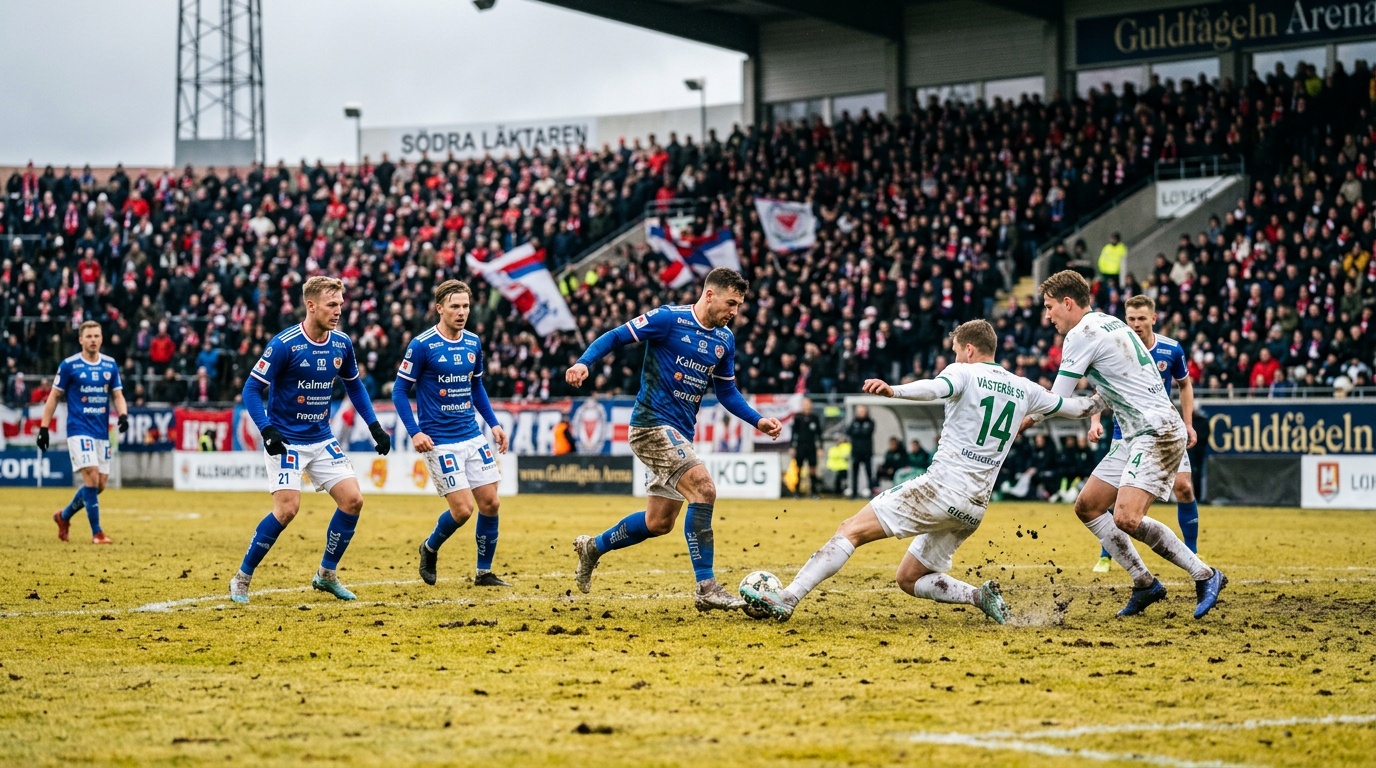 Självmål i minut 11 avgjorde när Västerås slog Kalmar i nykomlingsmötet