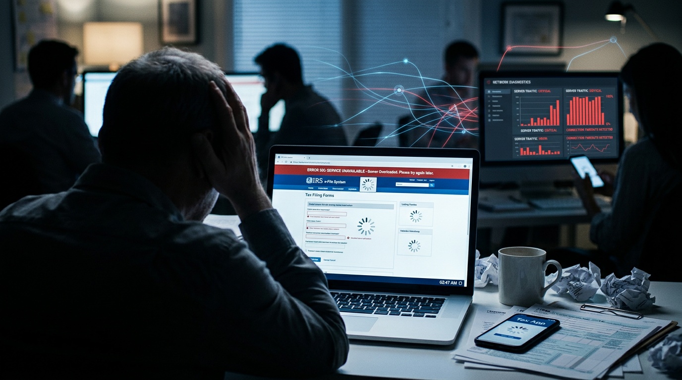 Skatteverkets sajt kraschade när deklarationen öppnade