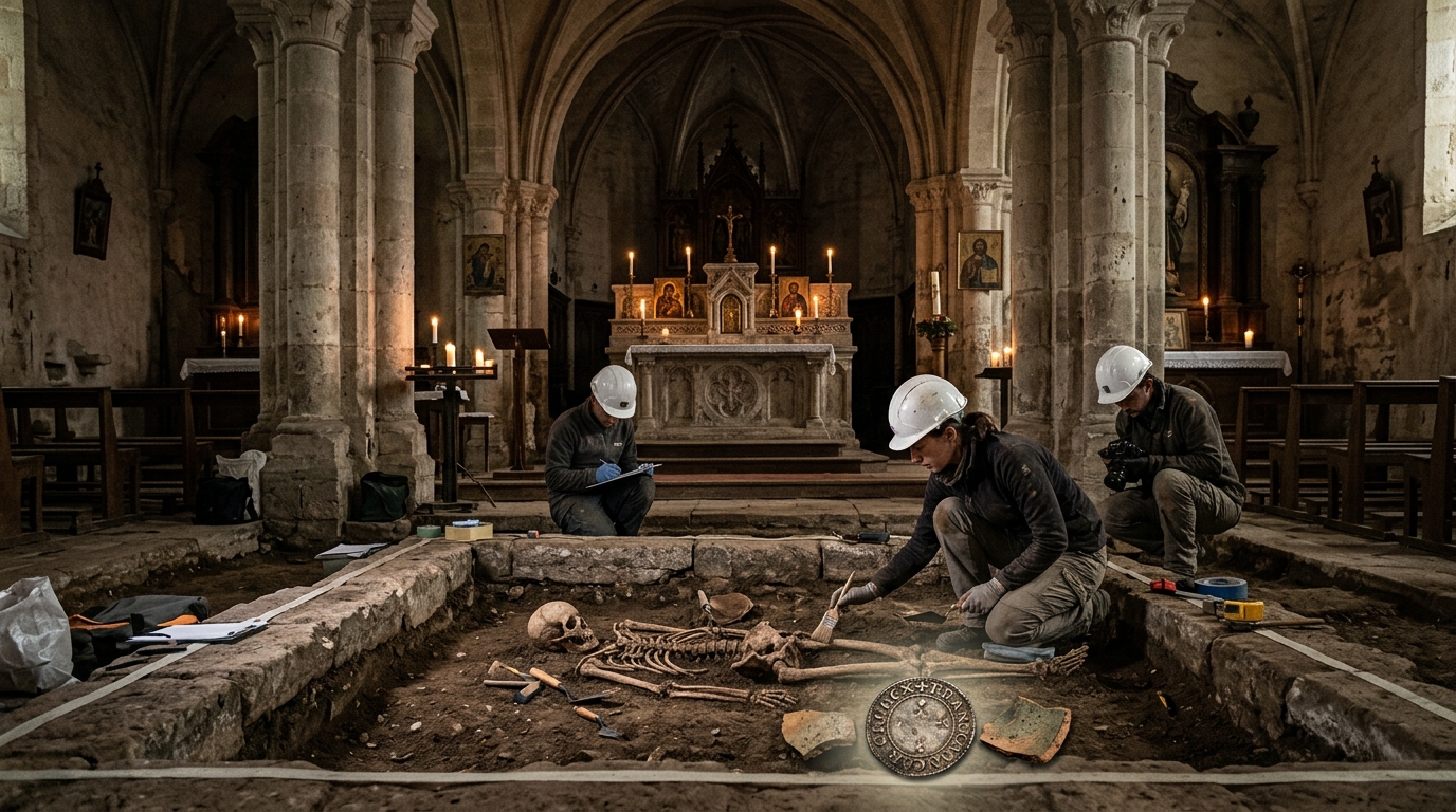 Skelett i nederländsk kyrka kan vara musketören d'Artagnans kvarlevor