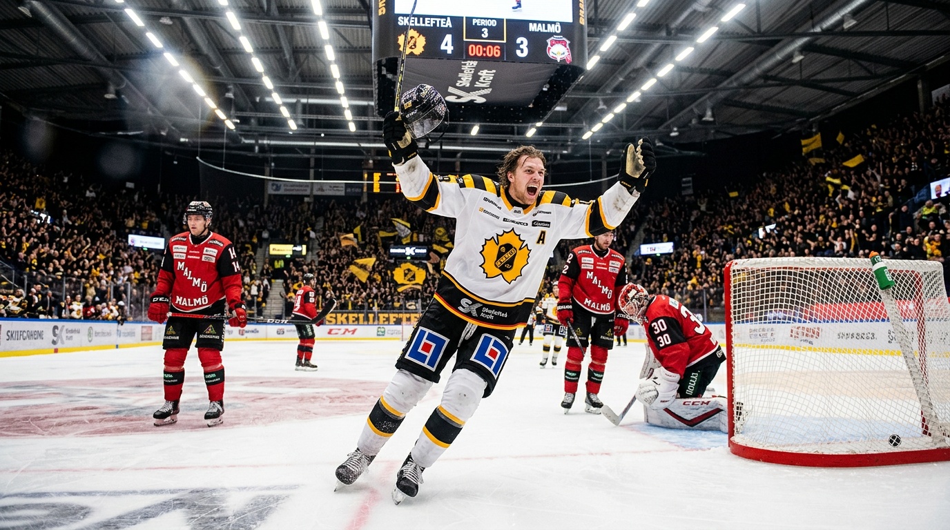 Skellefteå har matchboll mot Malmö efter tredje raka segern