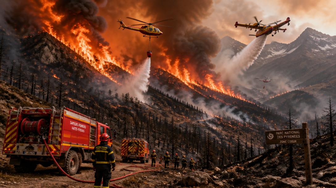 Skogsbrand hotar tredje etappen i Tour de France