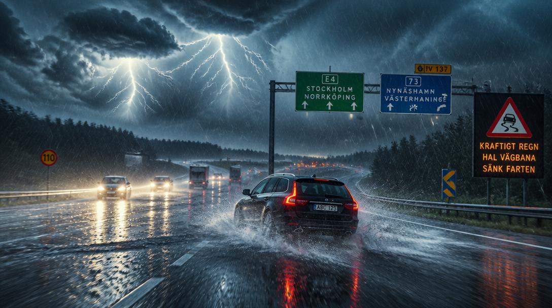 Skyfall väntas i Östergötland, 60–80 mm regn mellan 15 och 21