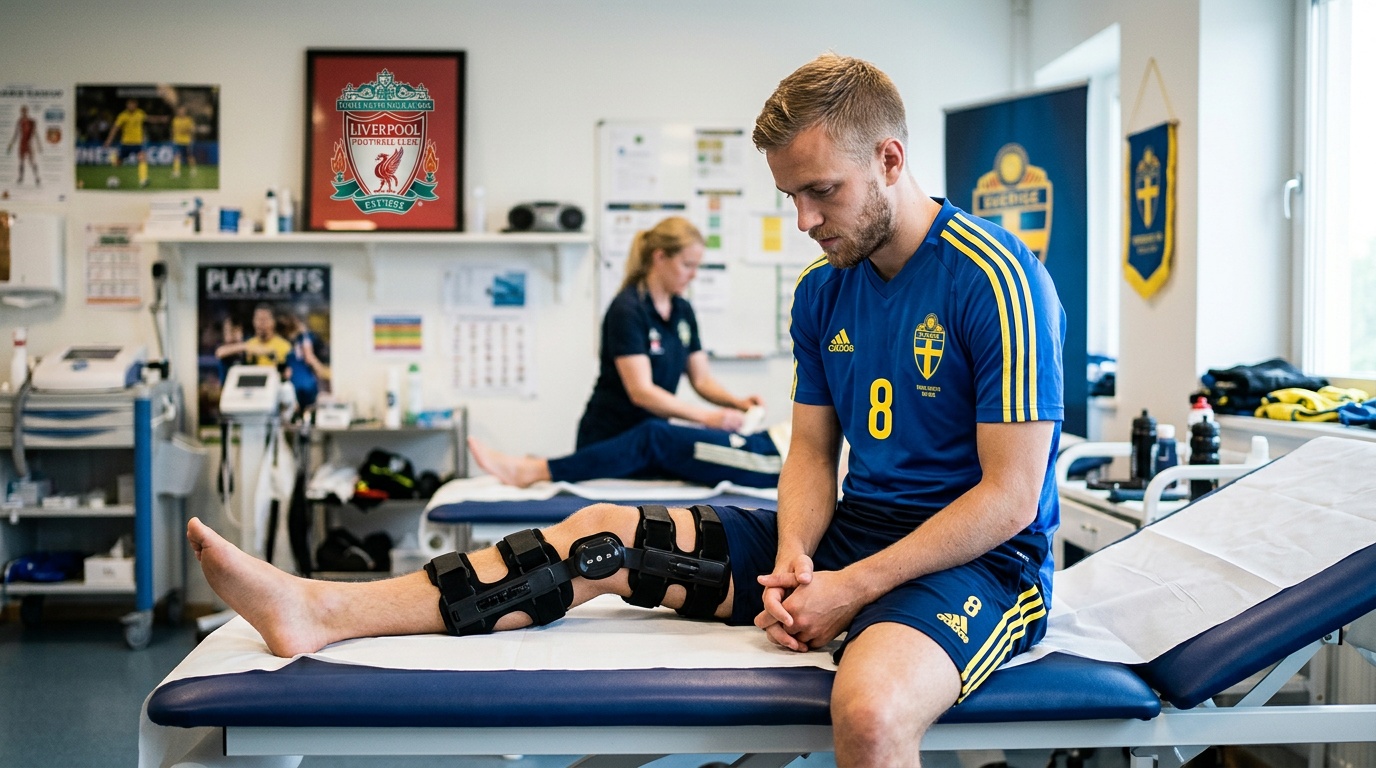 Slot tror inte att Isak hinner bli klar för Sveriges VM-playoff