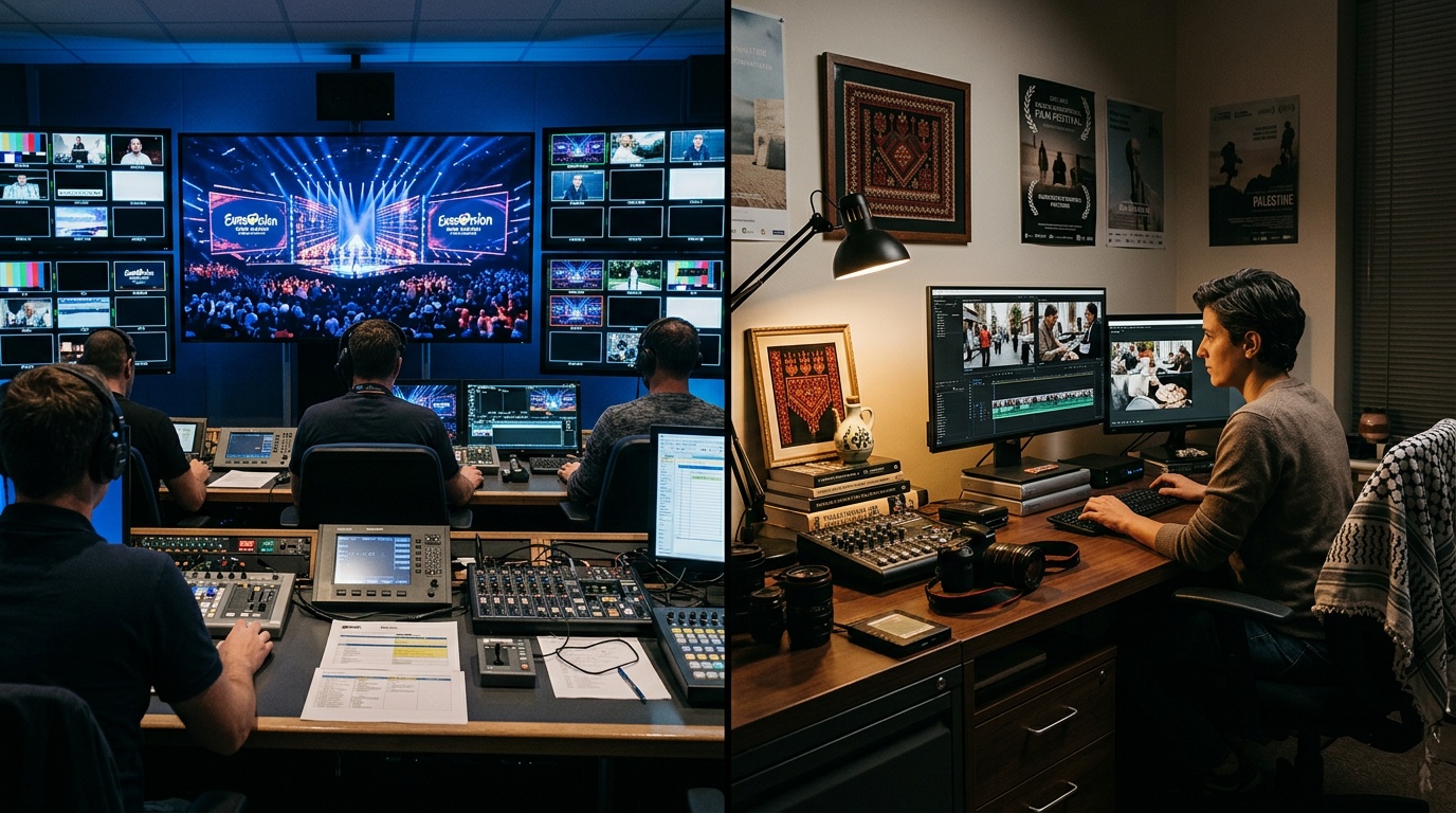 Sloveniens public service bojkottar Eurovision och visar palestinsk film istället