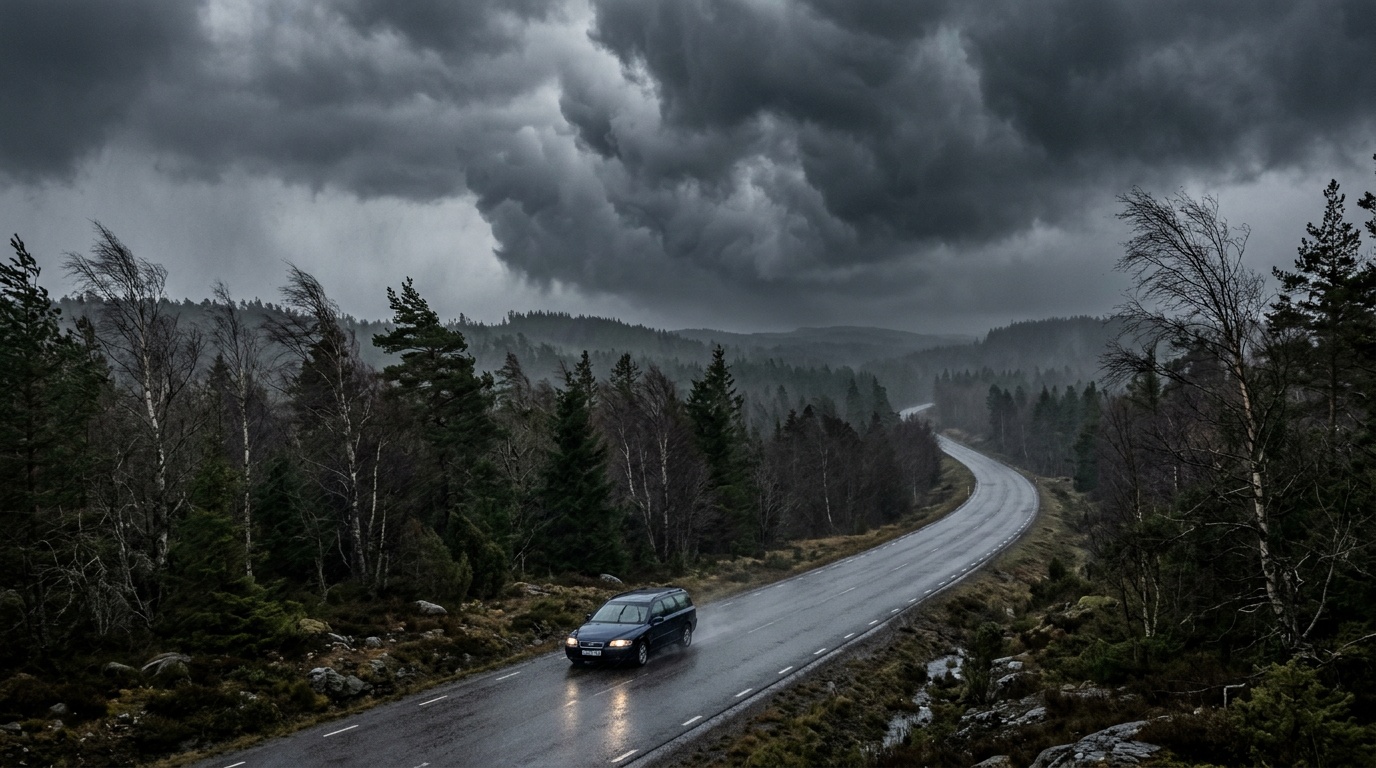 SMHI utfärdar orange varning för stormen Dave under påskdagen