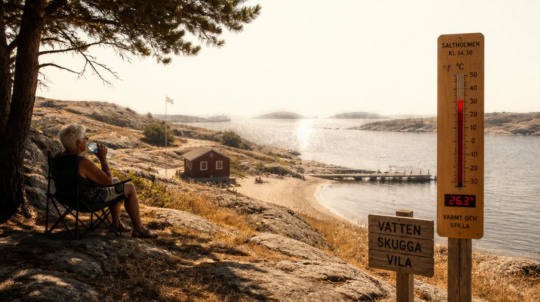 SMHI utfärdar värmevarning längs hela Västkusten