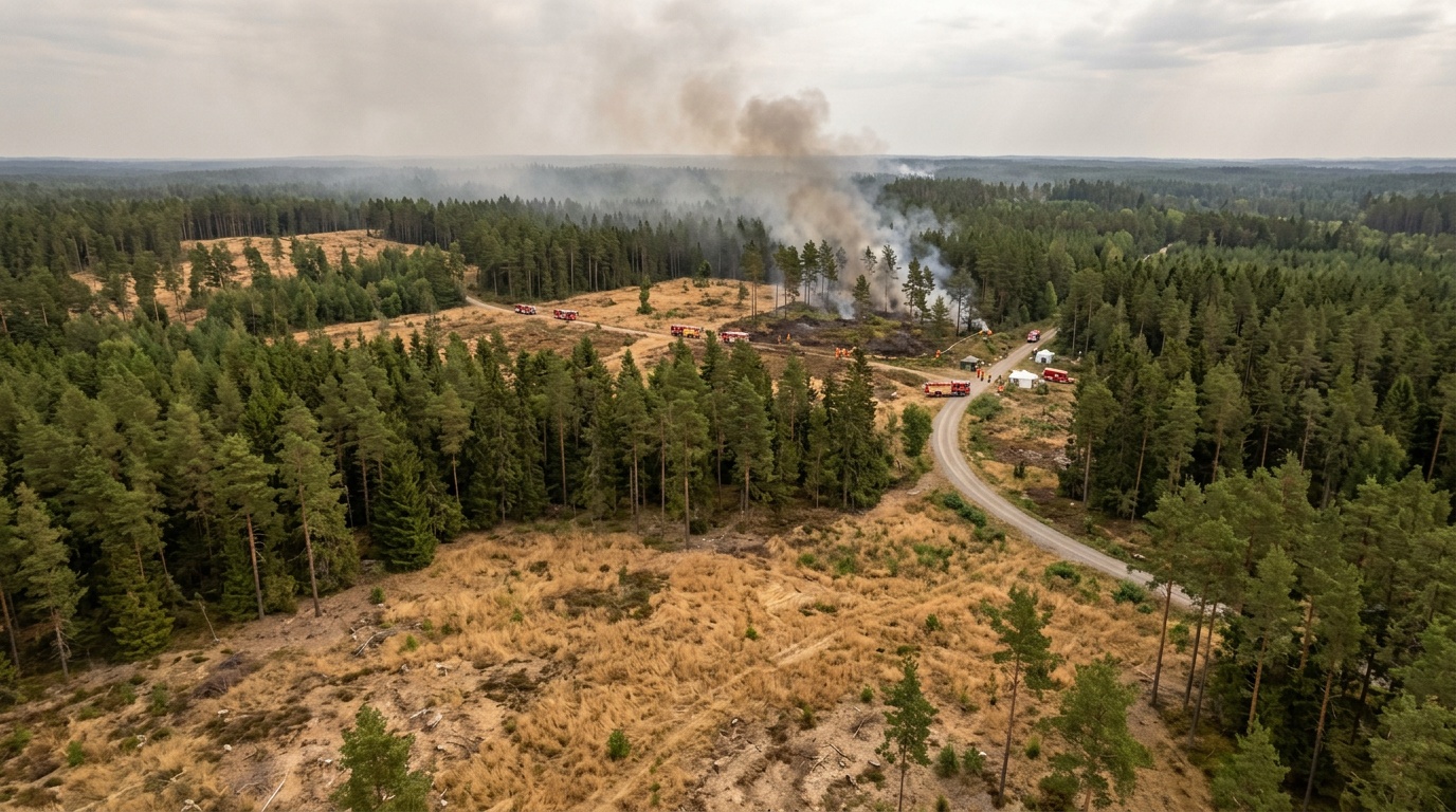 SMHI varnar för brand­risk i stora delar av Sverige under helgen