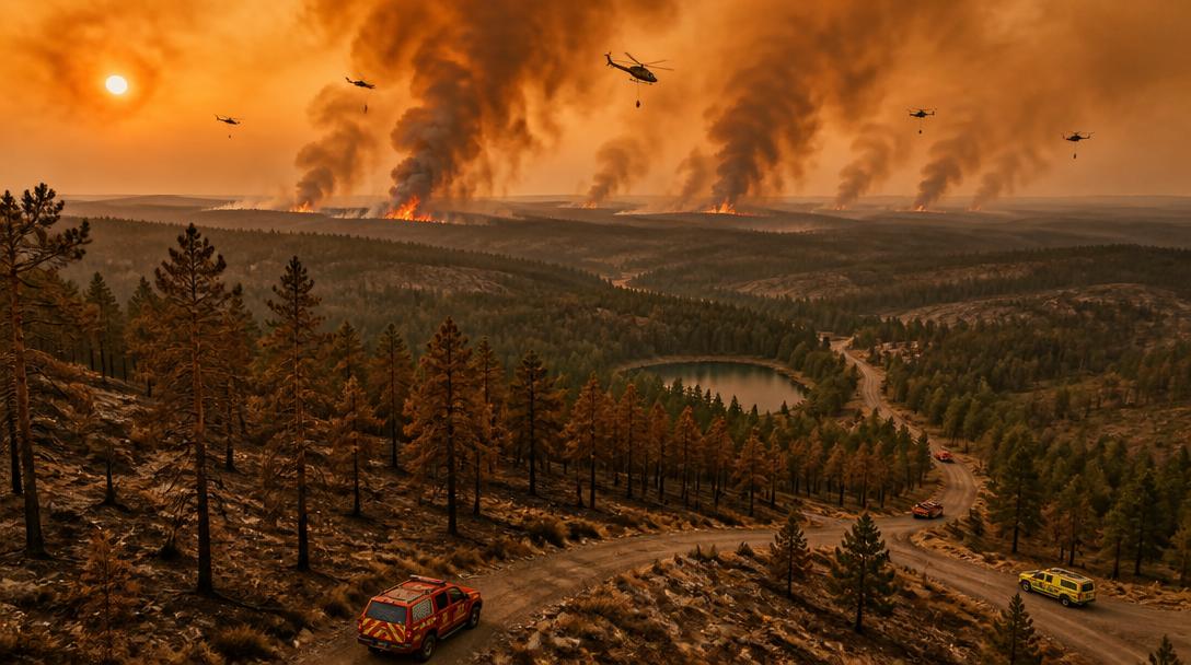 SMHI varnar för skogsbrand från Trelleborg till Sundsvall