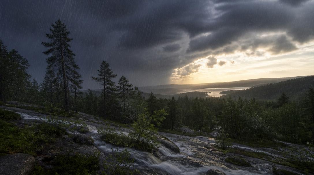 SMHI varnar för skyfall i norra Sverige, men värme väntar från torsdag
