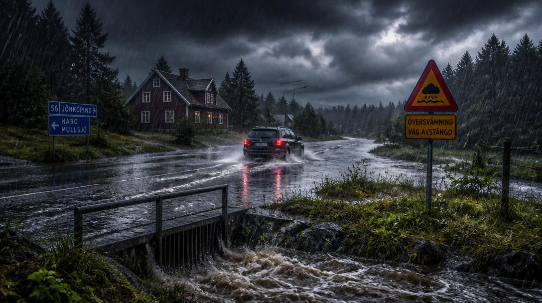 SMHI varnar för skyfall i sex län under helgen