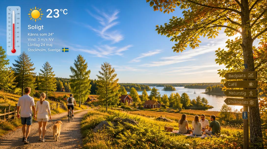 Södra Sverige får upp till 20-gradig värme i helgen
