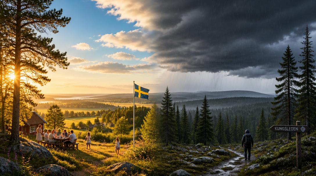 Södra Sverige kan få 25 grader på midsommar