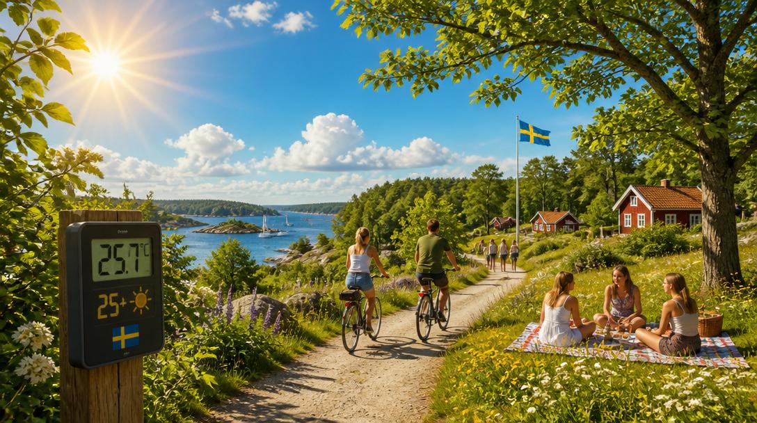 Sommarvärme väntar nästa vecka, minst 25 grader i Västsverige