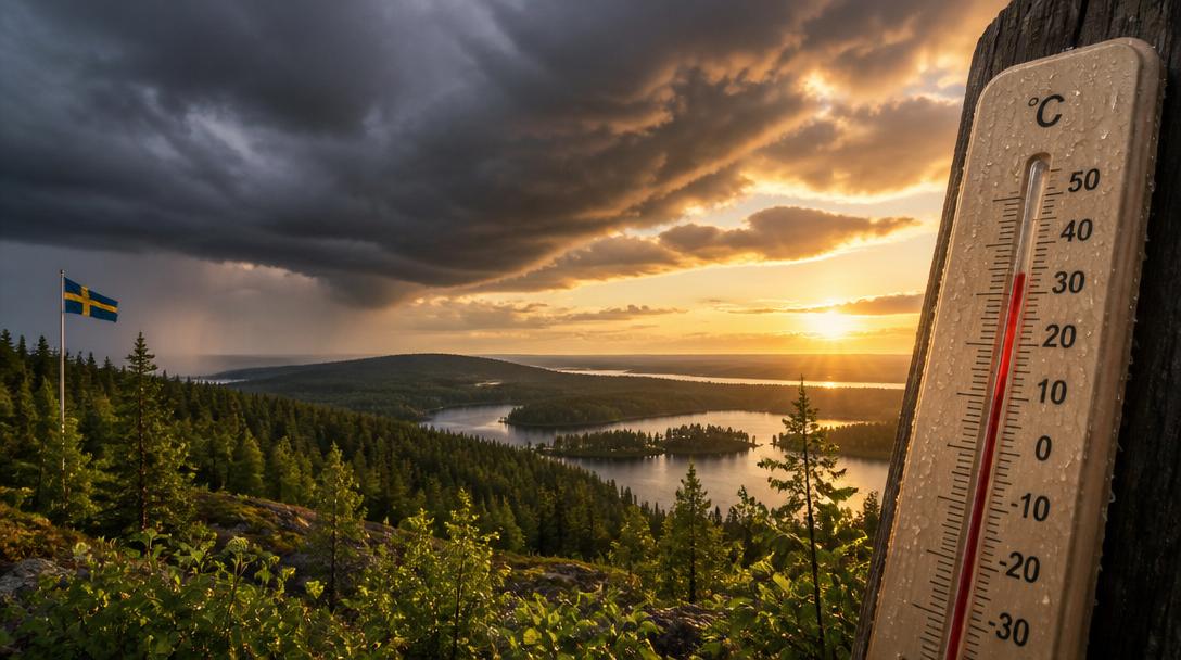 Sommarvärmen återvänder efter kort uppehåll – 30 grader väntas nästa helg