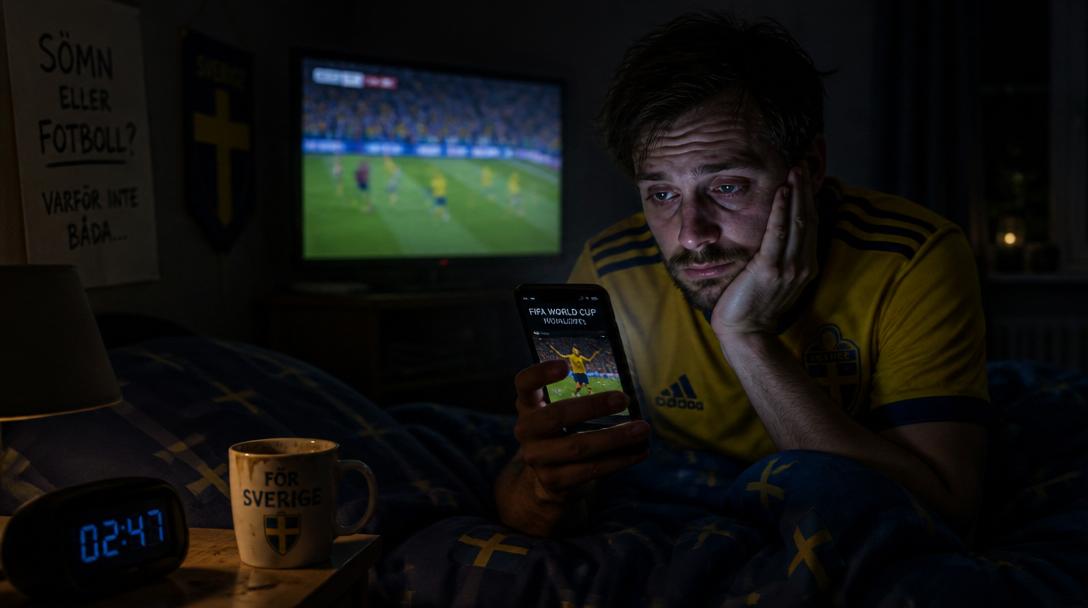 Sömnforskare ger tips inför VM: tupplurar, skippa ölen och se matcherna i efterhand