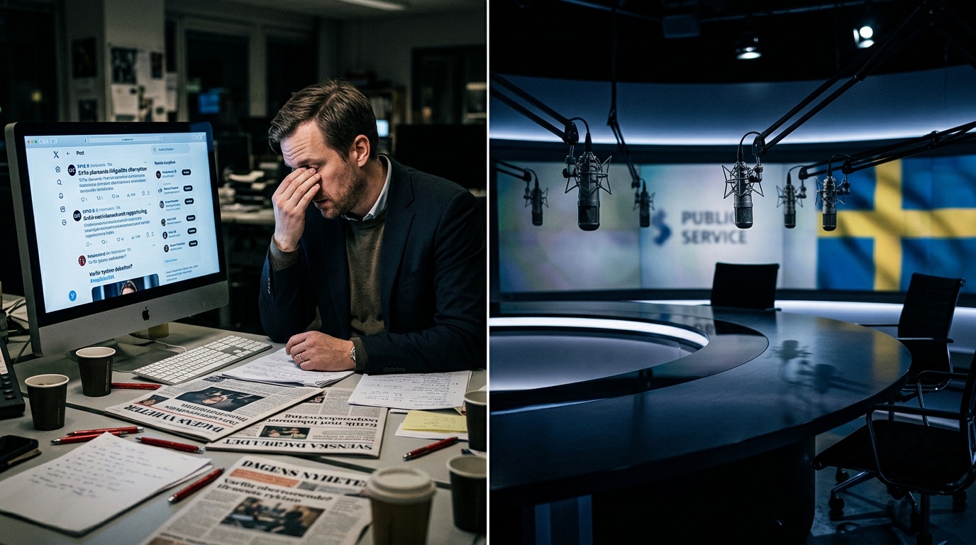 SR-profilen Arndtzén petad från Kulturnytt, men ifrågasätter dubbla måttstockar