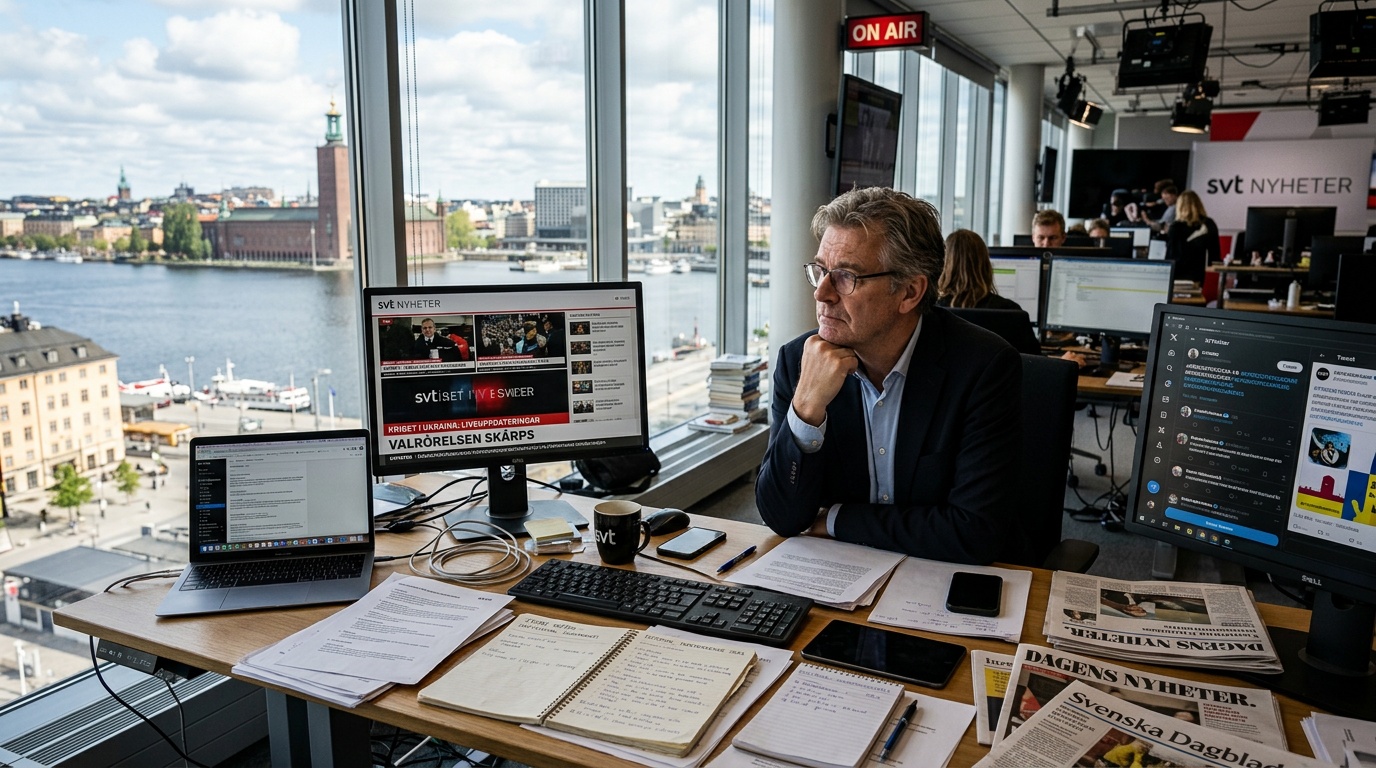 SR-profilen Mårten Arndtzén lämnar efter 30 år, går till 100%