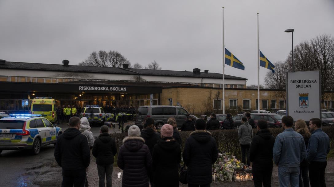 Statsminister Kristersson om skolattacken i Fagersta: "Krama om dina nära och kära"