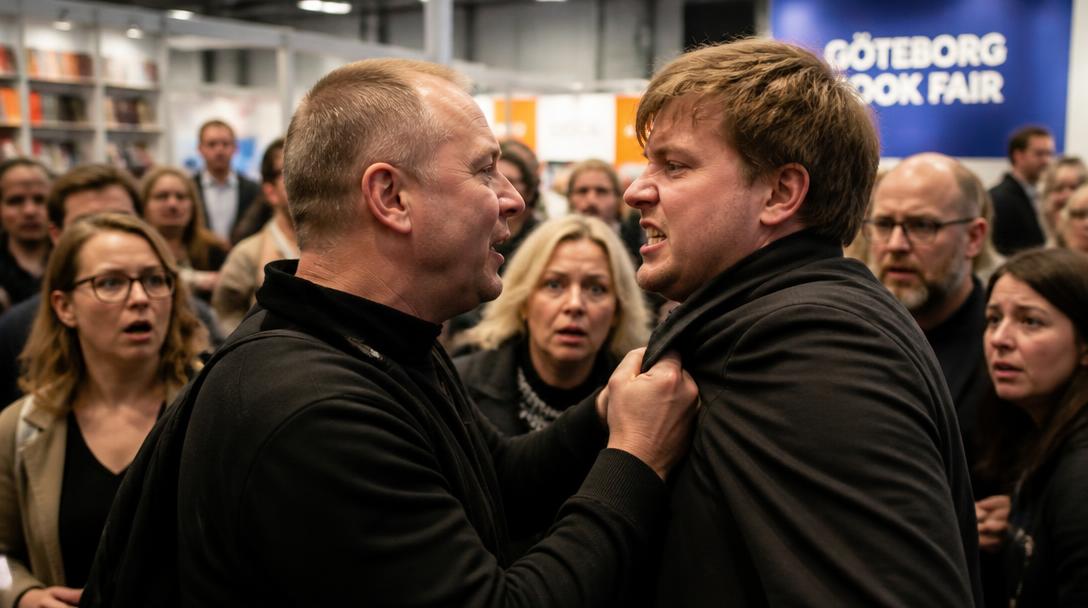 Stefan Holm polisanmäld efter strypgrepp på poddprofil vid Bokmässan