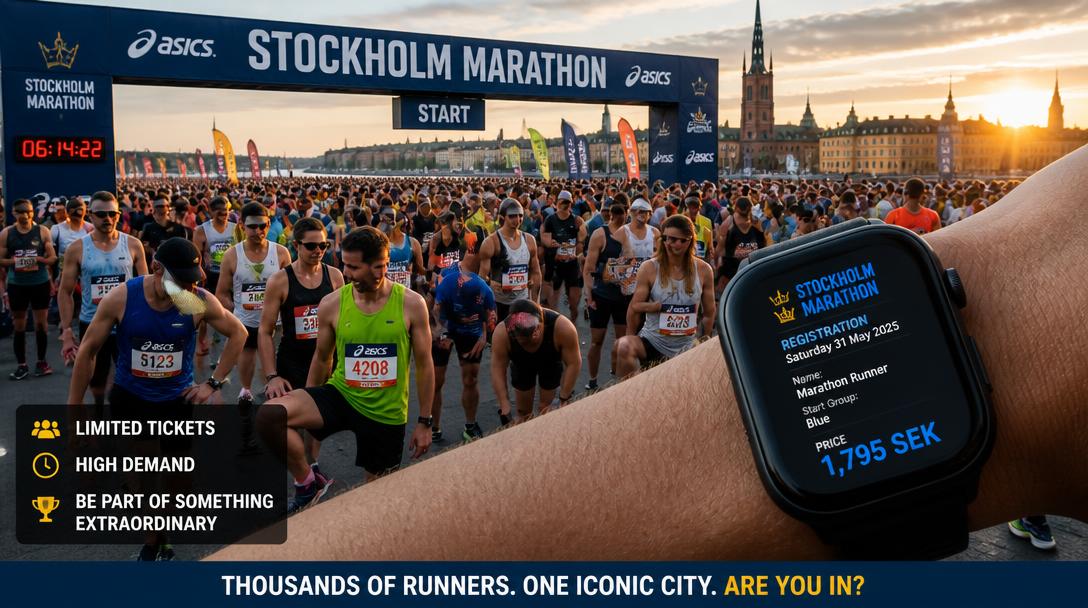Stockholm Marathon släpper några tusen nya platser – priset höjs till 1 795 kronor