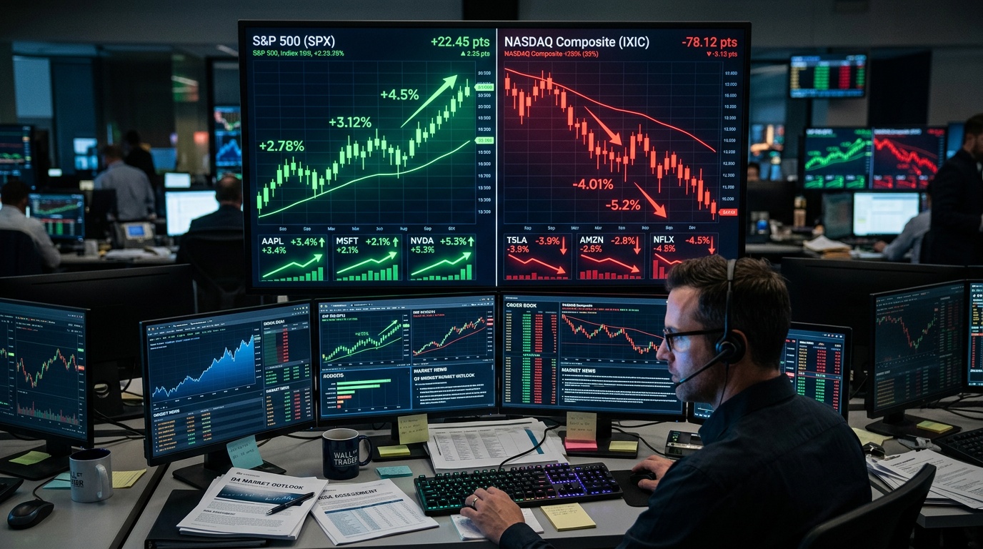 Stockholmsbörsen slutade marginellt på plus efter slagig handel