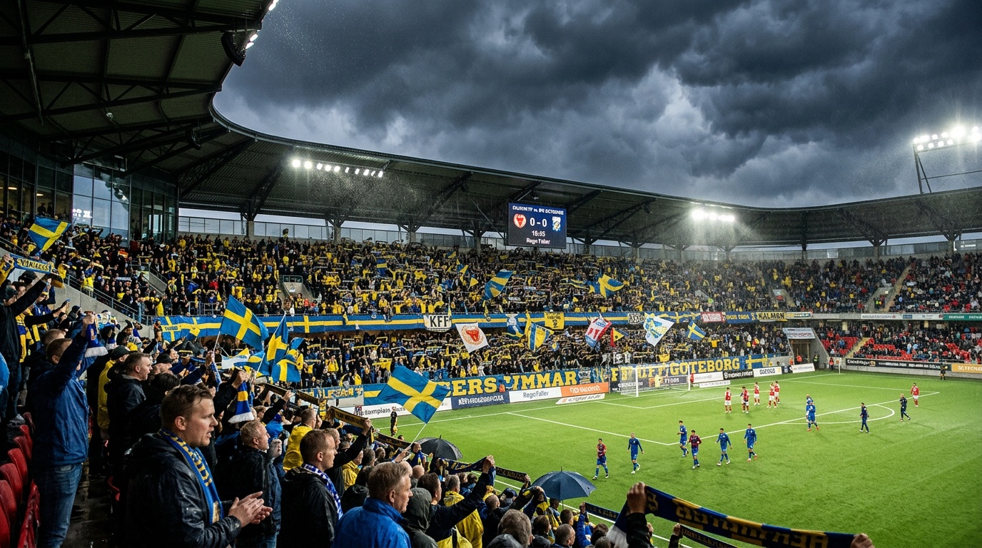 Storm Dave hotar Örgrytes allsvenska premiär, 13 000 biljetter sålda