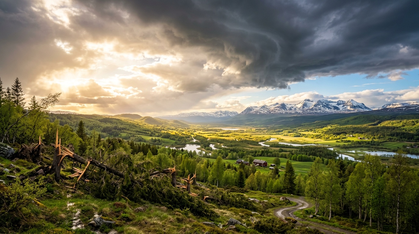 Stormen Dave drog förbi, nu väntar sol och upp mot 14 grader