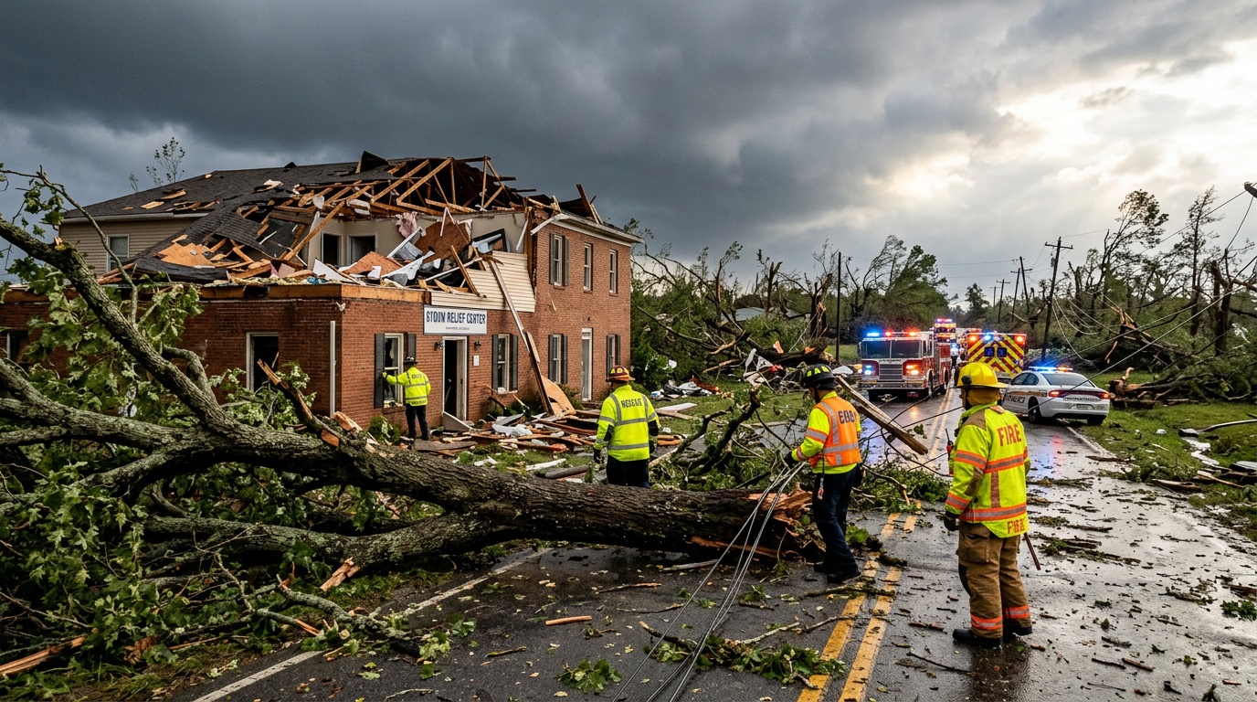 Stormen Dave lämnade 30 000 hushåll utan ström och gav räddningstjänsten över 300 larm