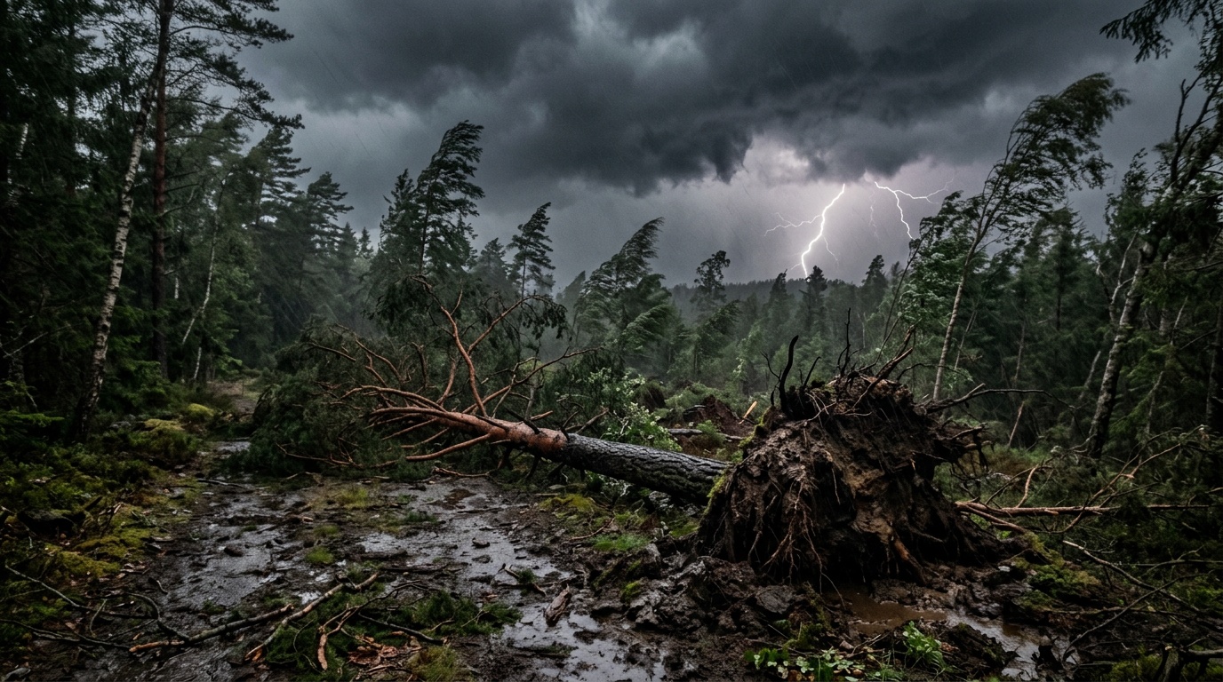 Stormen Dave väntas slå mot Västsverige på påskdagen med byar upp till 28 m/s
